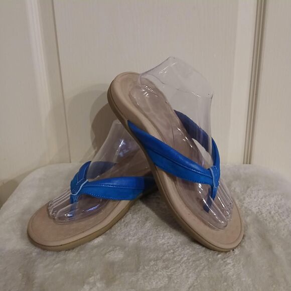 Vionic Shoes - Vionic Shore Teal Blue Flip Flop Thong Sandals 9 Orthopedic Comfort Classic